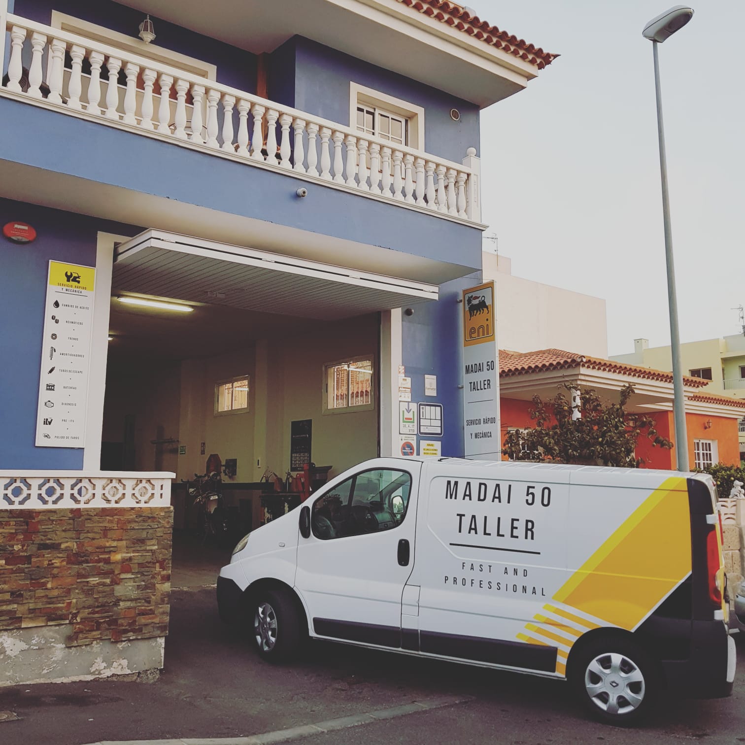 Servicio en carretera Madai 50 Taller